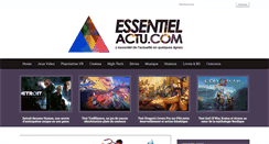 Desktop Screenshot of essentielactu.com